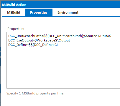 MSBuild Properties